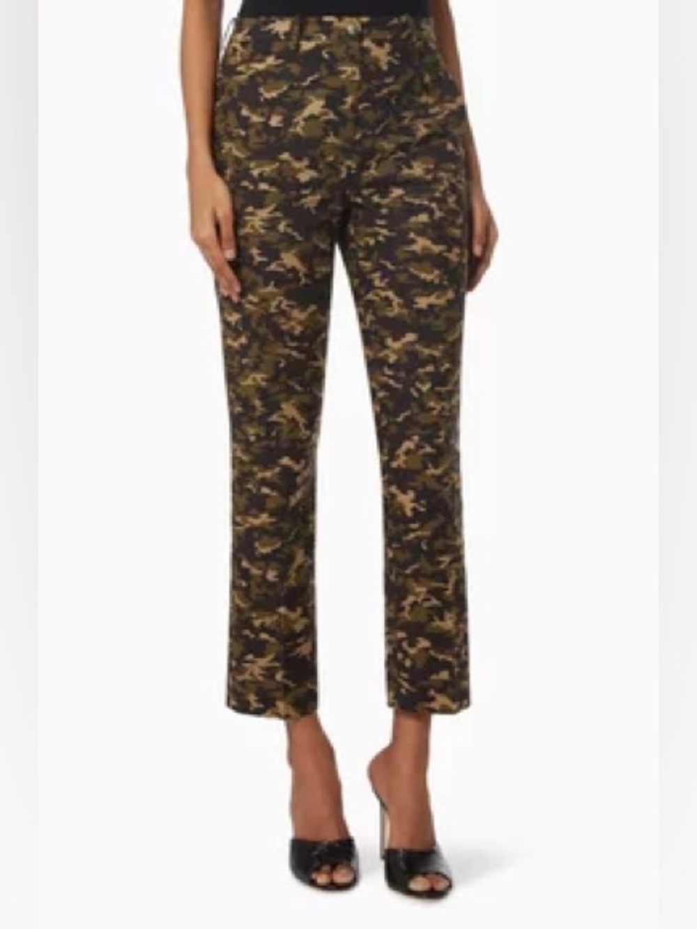 MICHAEL KORS COLLECTION CAMOUFLAGE TAILORED PANTS — SIZE 10 - Picture 2 of 16